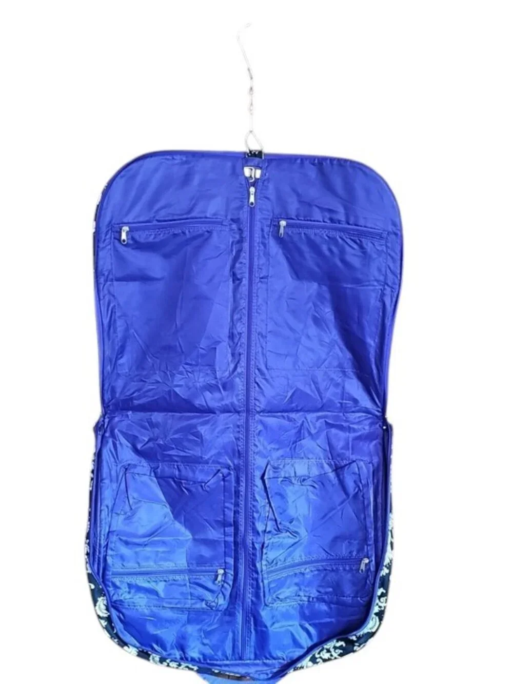 Damask Hanging Garment Bag Travel Organizer Suit Dress Carrier inside pockets